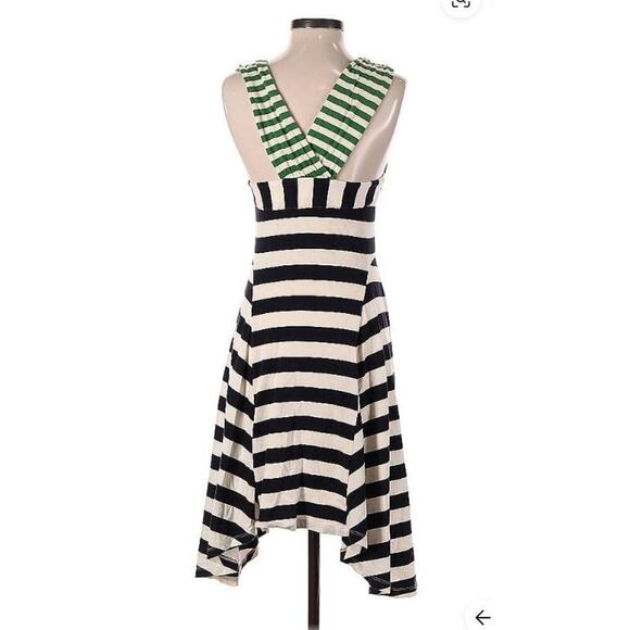 Anthropologie HWR Monogram Sz XS Split Stripes Striped Tank Dress Sundress - Picture 3 of 7